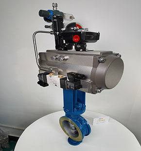 D673H氣動(dòng)硬密封蝶閥-氣動(dòng)偏心高溫蝶閥