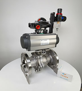 Q641F高平臺(tái)氣動(dòng)球閥-氣動(dòng)法蘭球閥-氣動(dòng)不銹鋼球